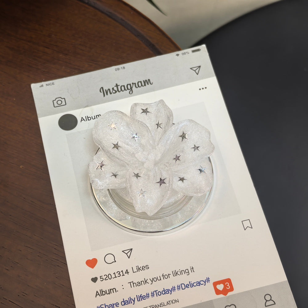 Star 3D printed flower magnetic phone case holder