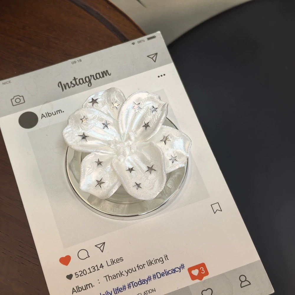 Star 3D printed flower magnetic phone case holder