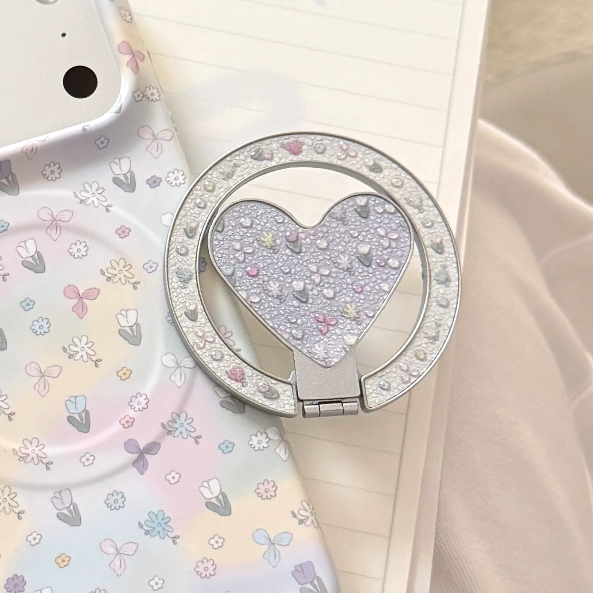 Fresh Flower Pull-Tap Magnetic Phone Case