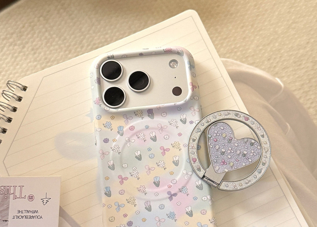Fresh Flower Pull-Tap Magnetic Phone Case