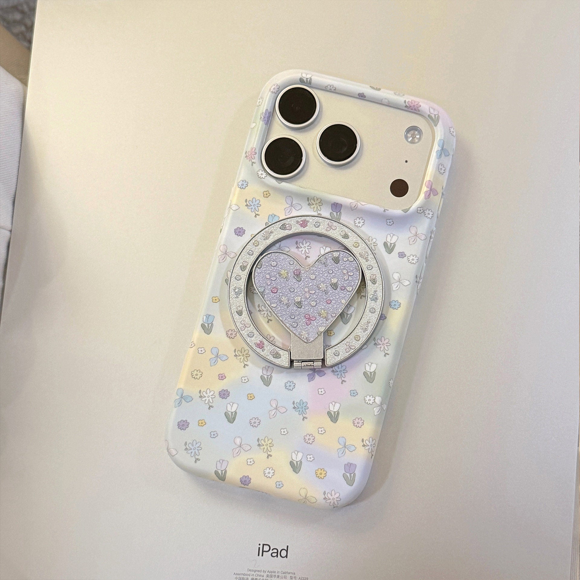 Fresh Flower Pull-Tap Magnetic Phone Case