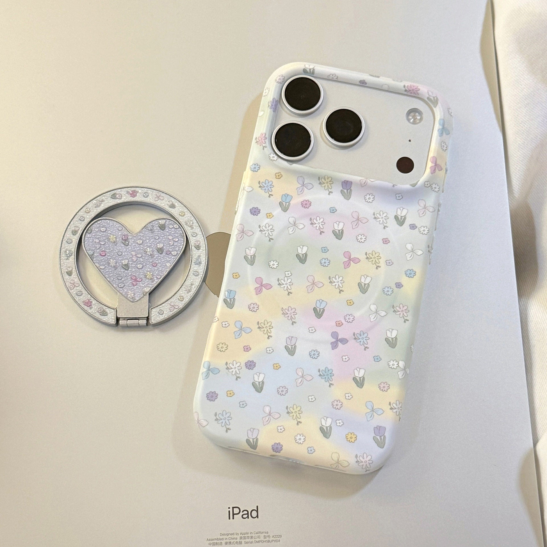Fresh Flower Pull-Tap Magnetic Phone Case