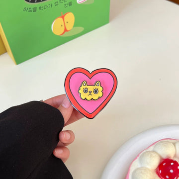 Cute pet-shaped magnetic phone holder