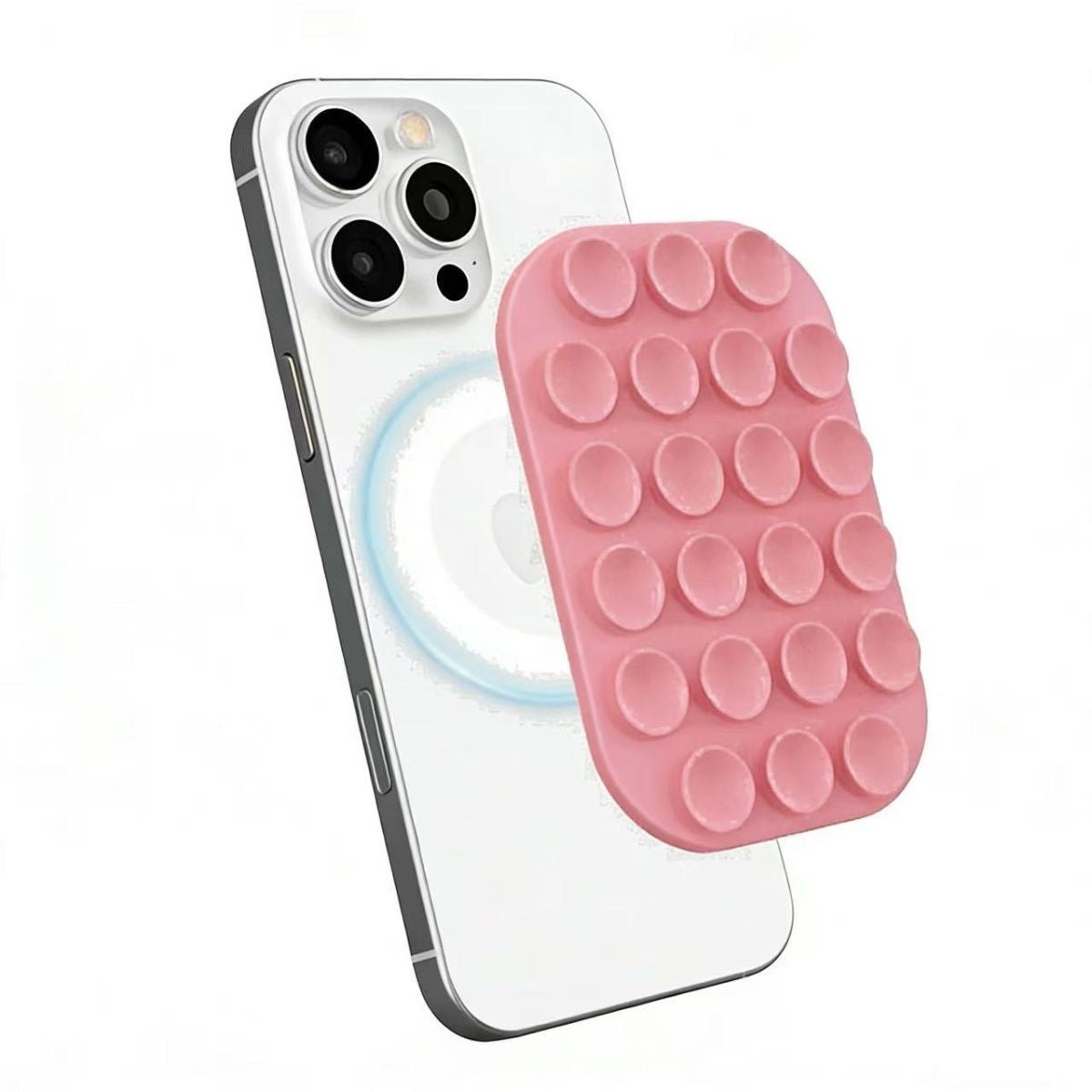 Suction cup phone case magnetic stand, simple