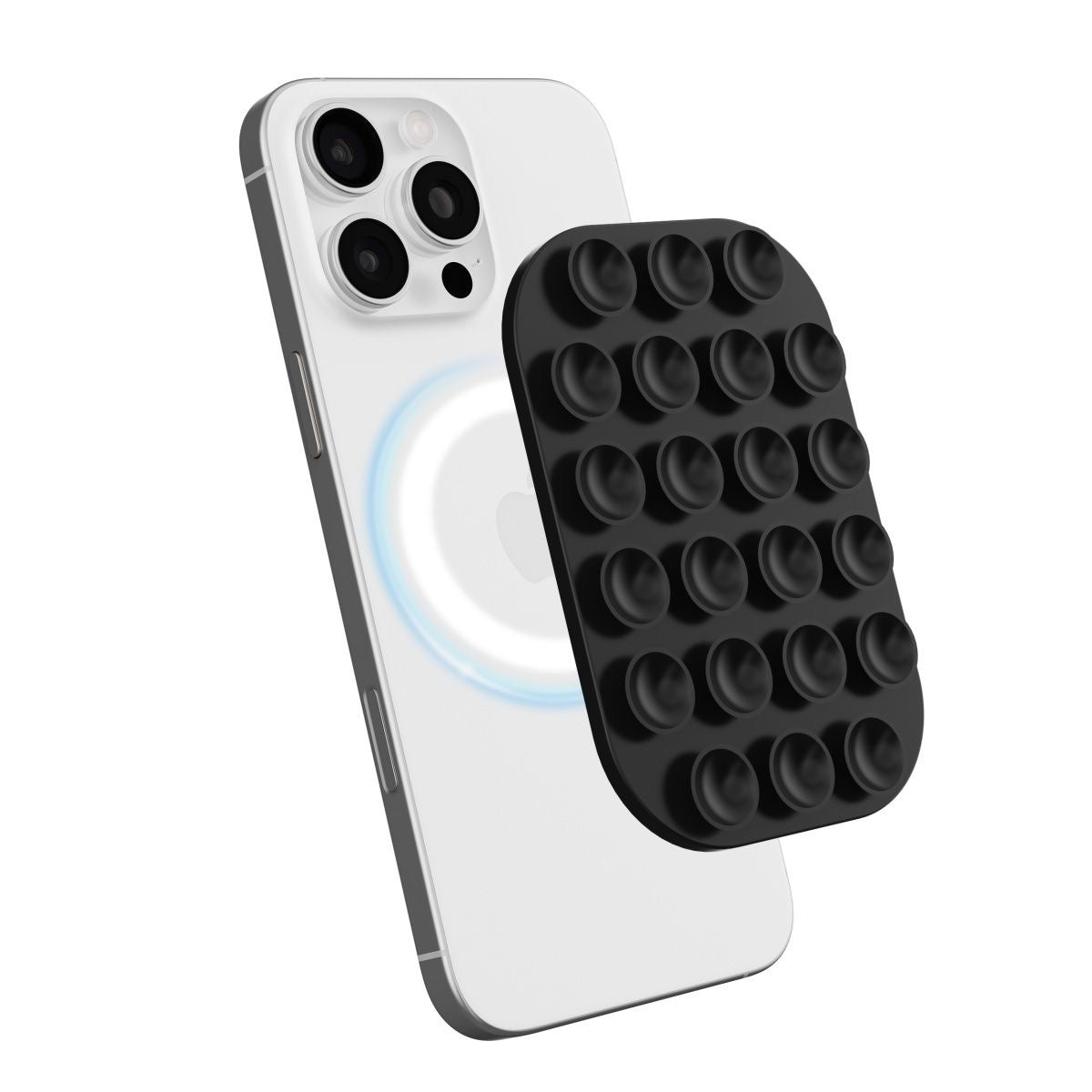 Suction cup phone case magnetic stand, simple