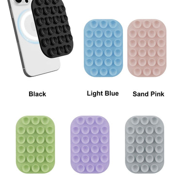 Suction cup phone case magnetic stand, simple