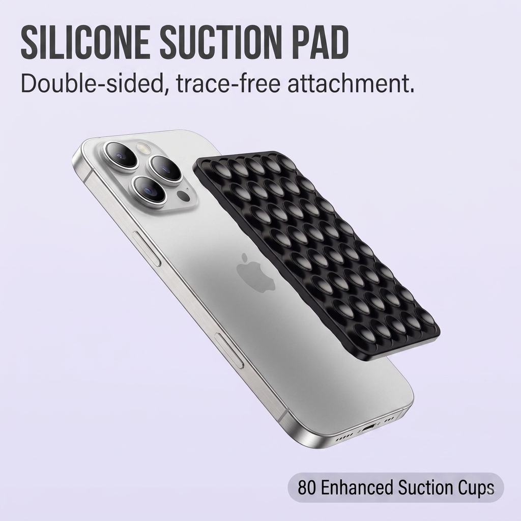 Silicone Suction Magnetic Phone Stand